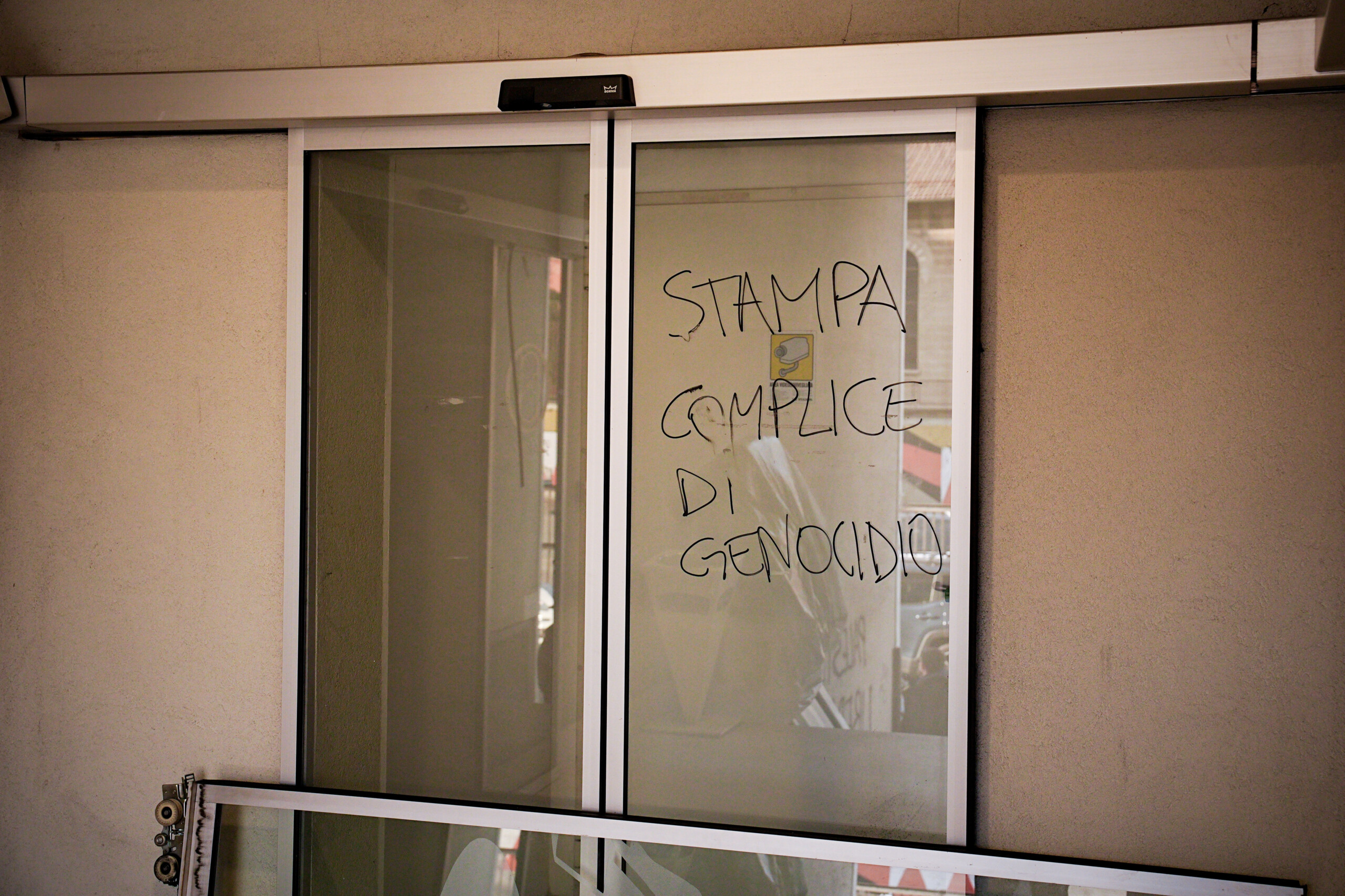 publishing security measures reinforced in turin outside editorial offices and rai headquarters scaled