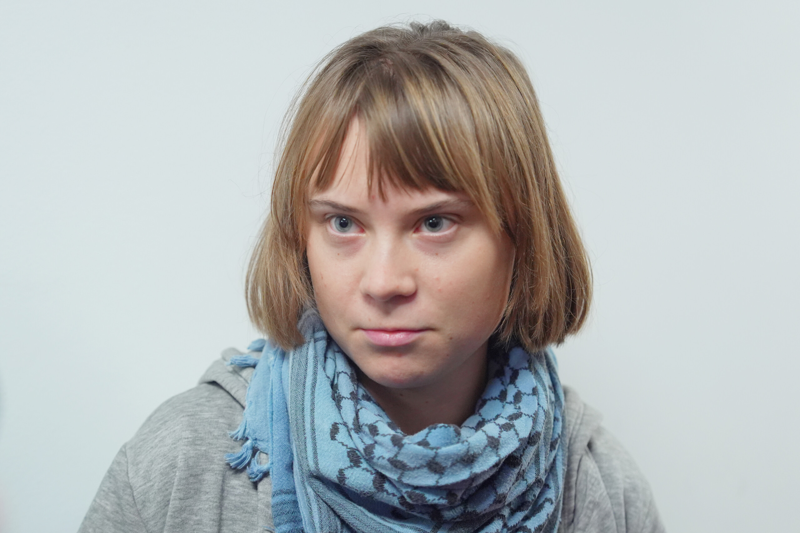 rome greta thunberg arrives at roma tre university welcomed by albanese scaled