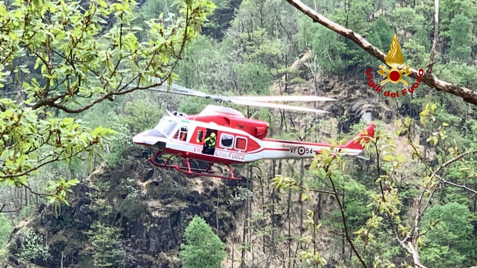 valtellina helicopter crash all occupants unharmed