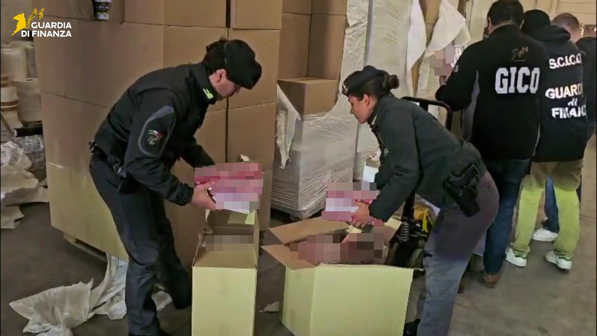 Milan: two illegal cigarette factories seized, 17 arrests 1 milan two illegal cigarette factories seized 17 arrests