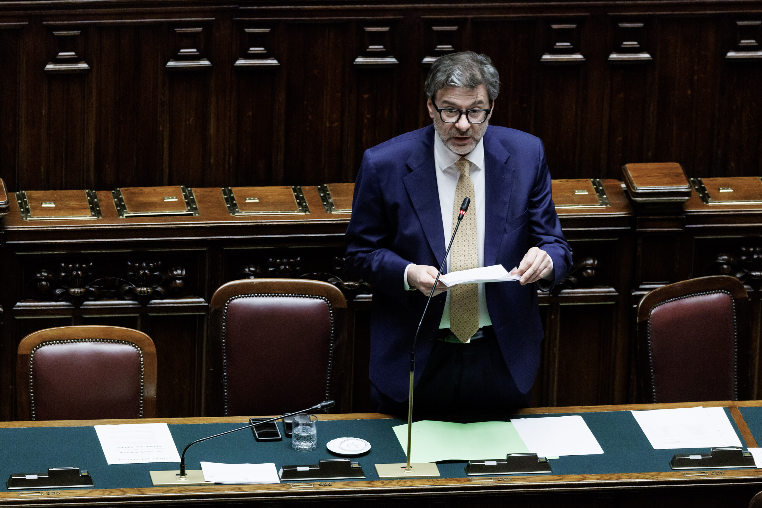 budget giorgetti entire government supports policy established three years ago scaled