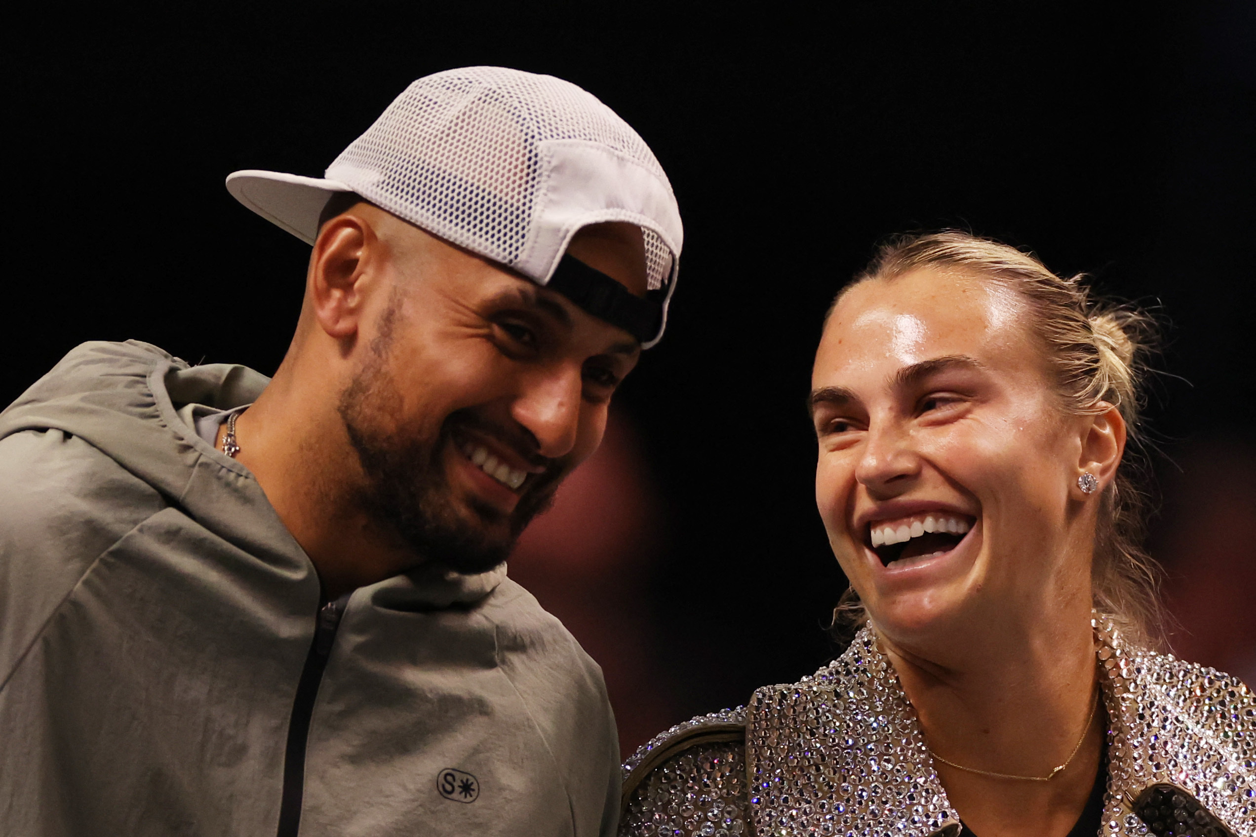 kyrgios wins the battle of the sexes sabalenka knocked out with a double 6 3
