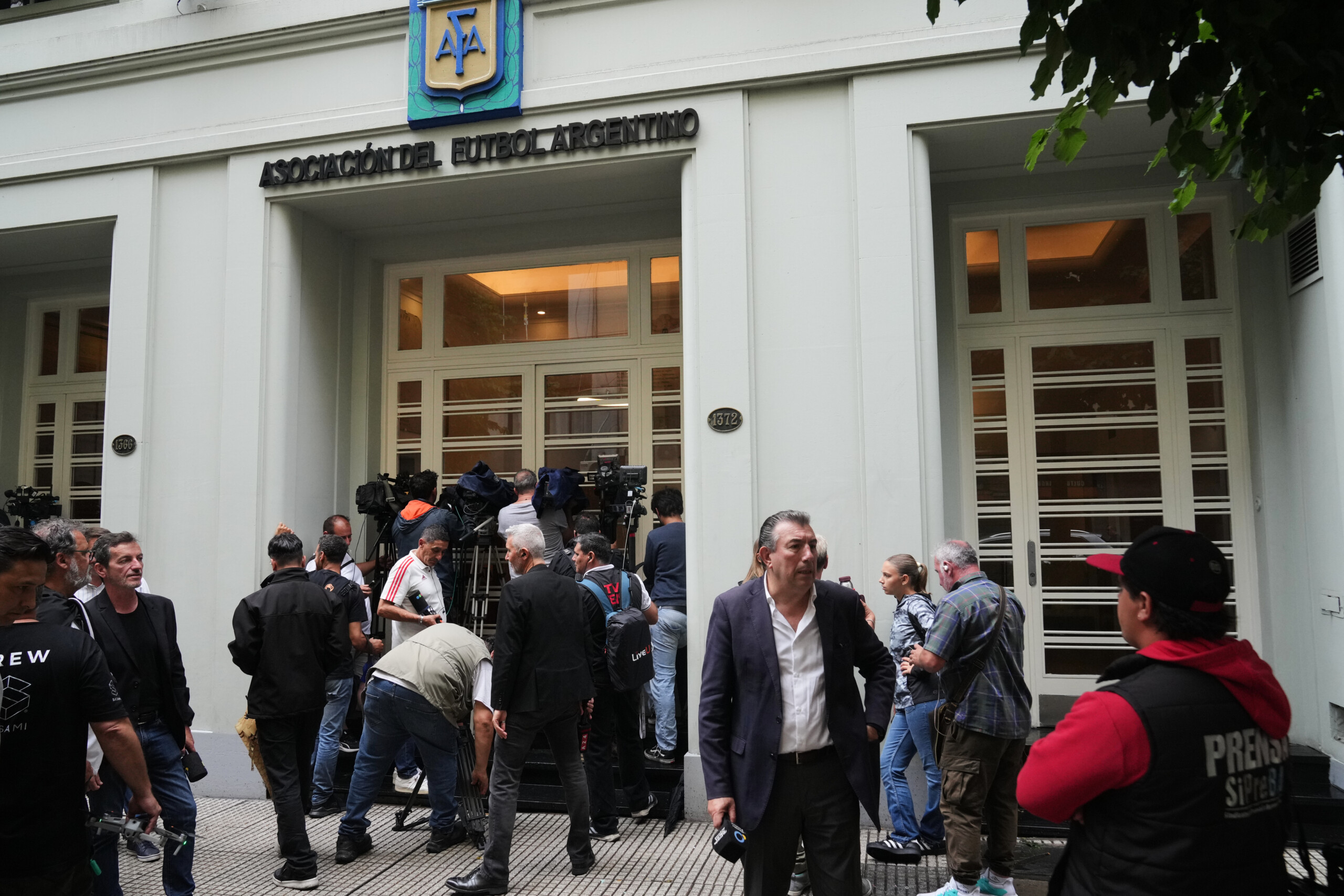 argentina football association headquarters searched over alleged illicit activities scaled