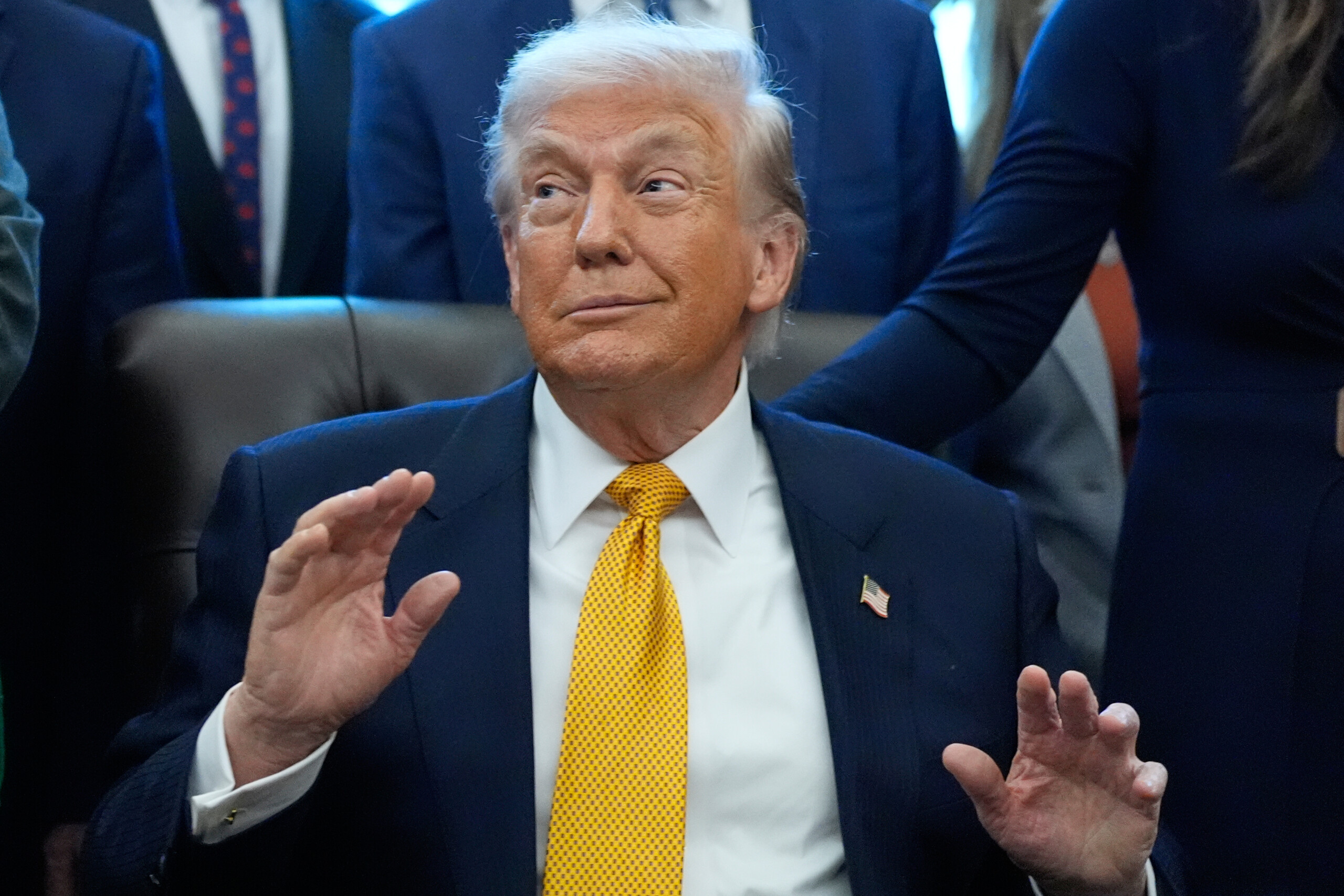 iran trump stop military action we will observe the situation scaled