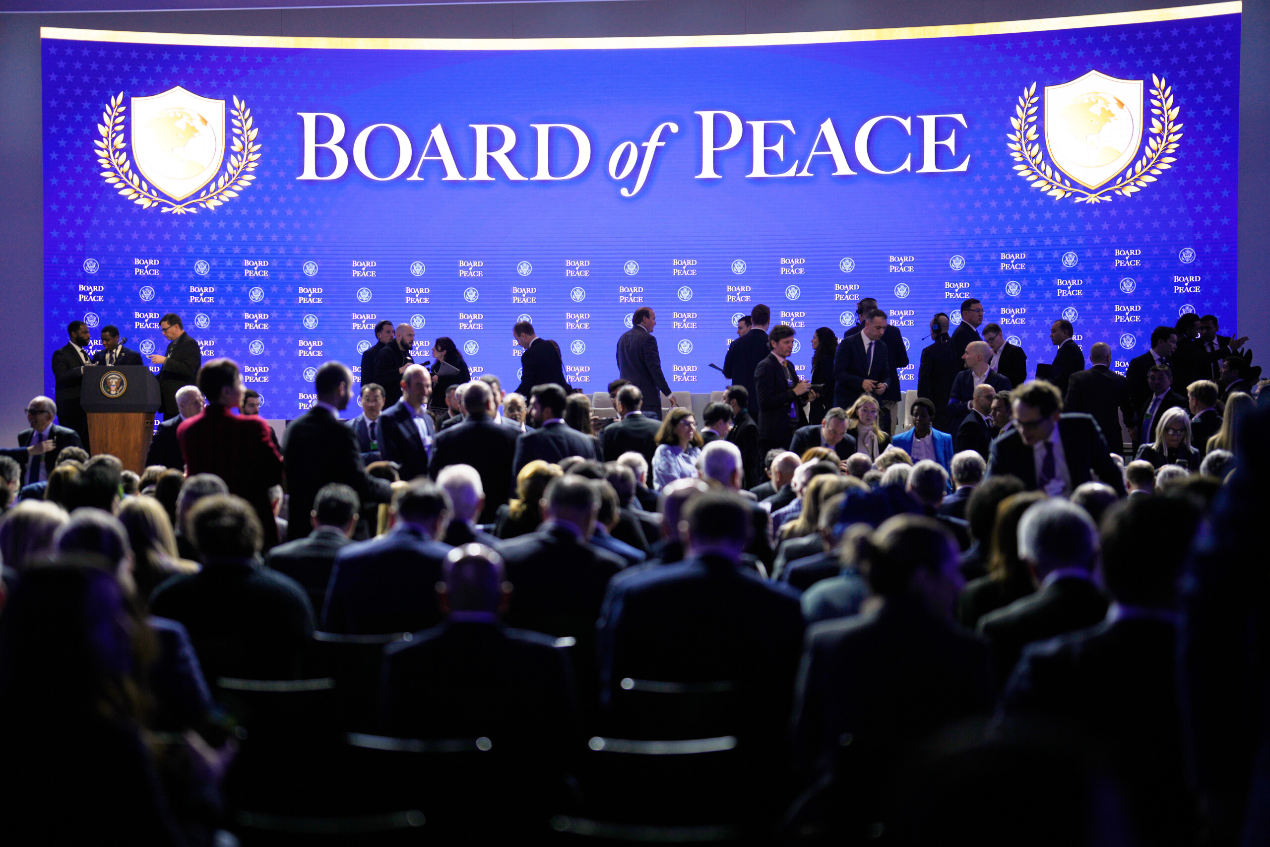 gaza trump and member countries sign agreement in davos to create board of peace scaled