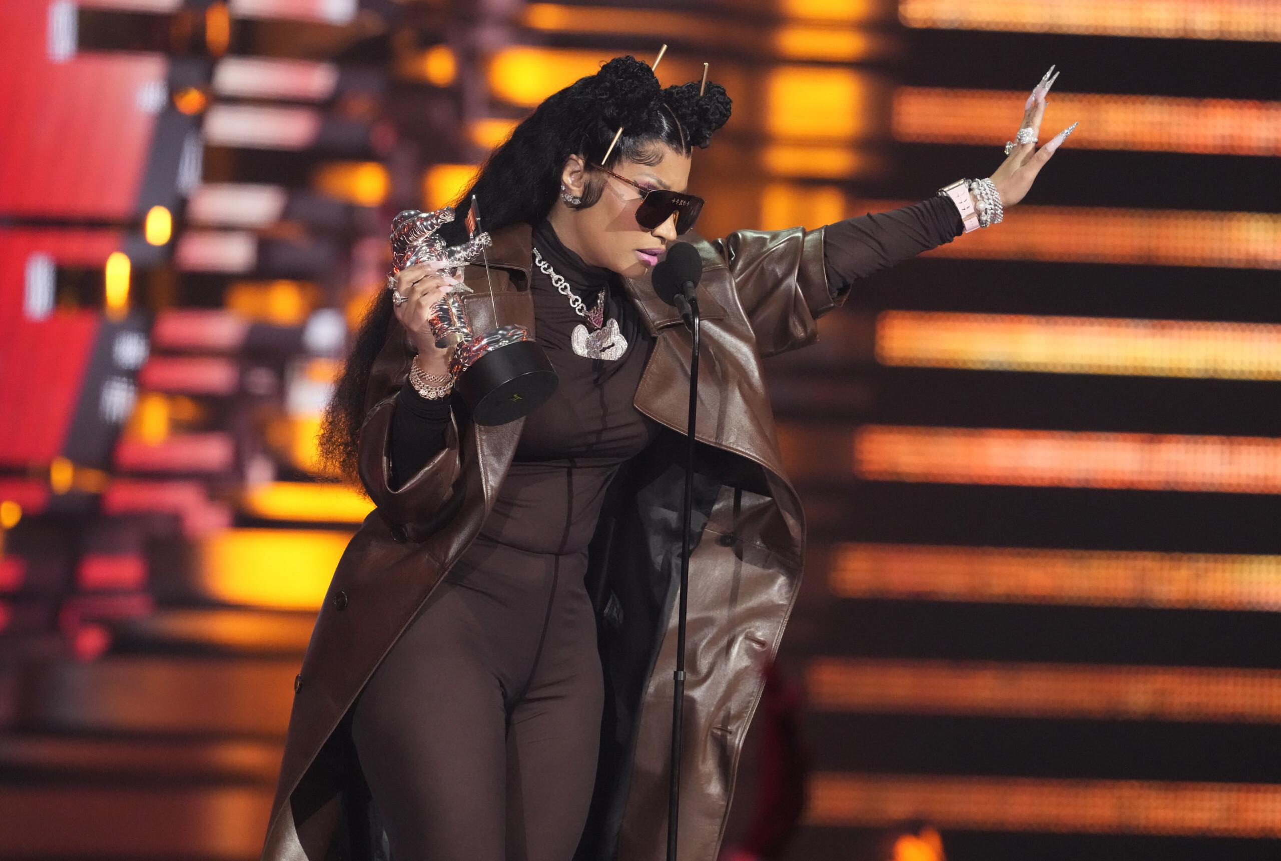 usa rapper nicki minaj on stage with trump i am his number one fan scaled