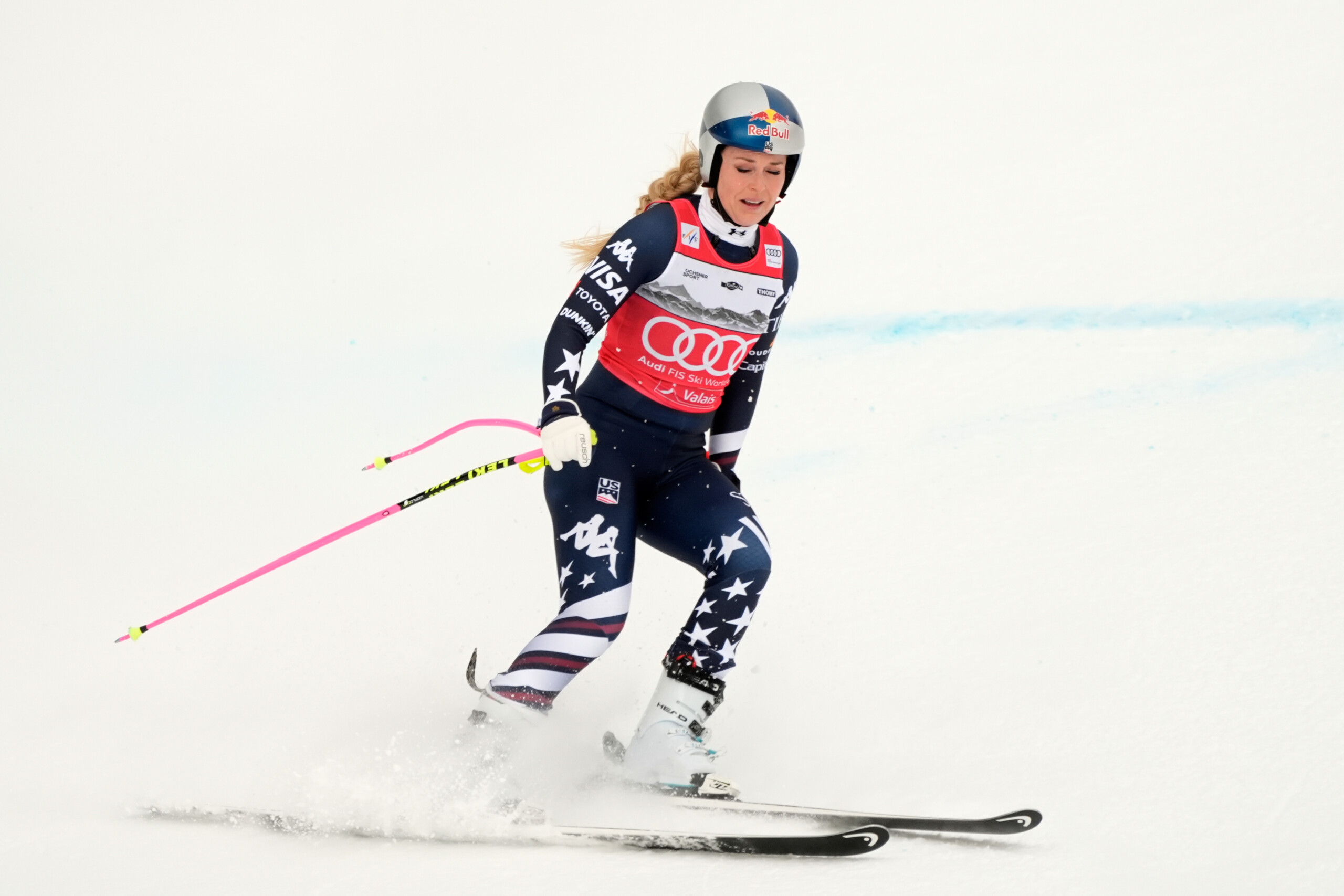 skiing crans montana lindsey vonn falls one week before the start of the games scaled