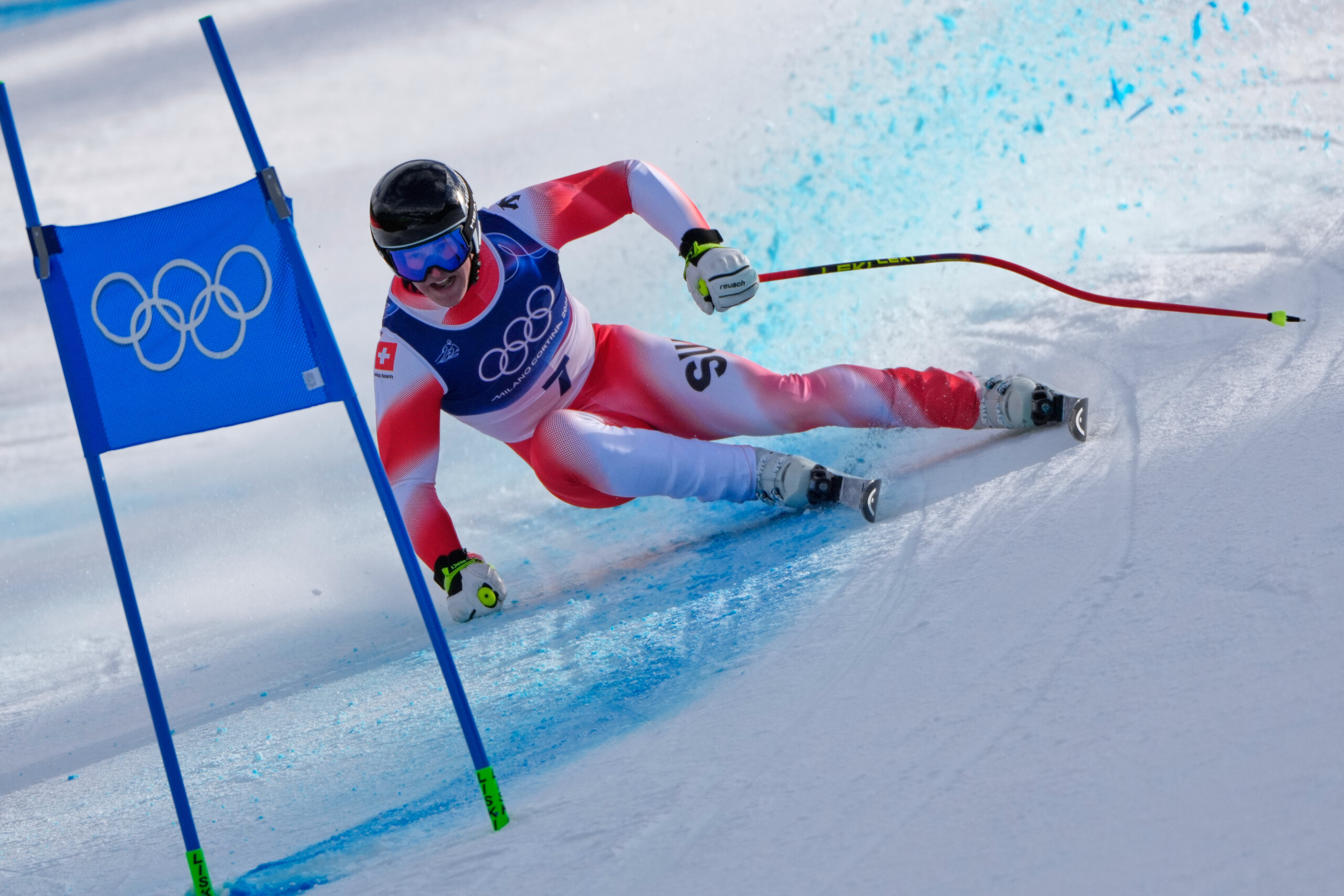 milan cortina von allmen triumphs in super g securing his third gold medal scaled