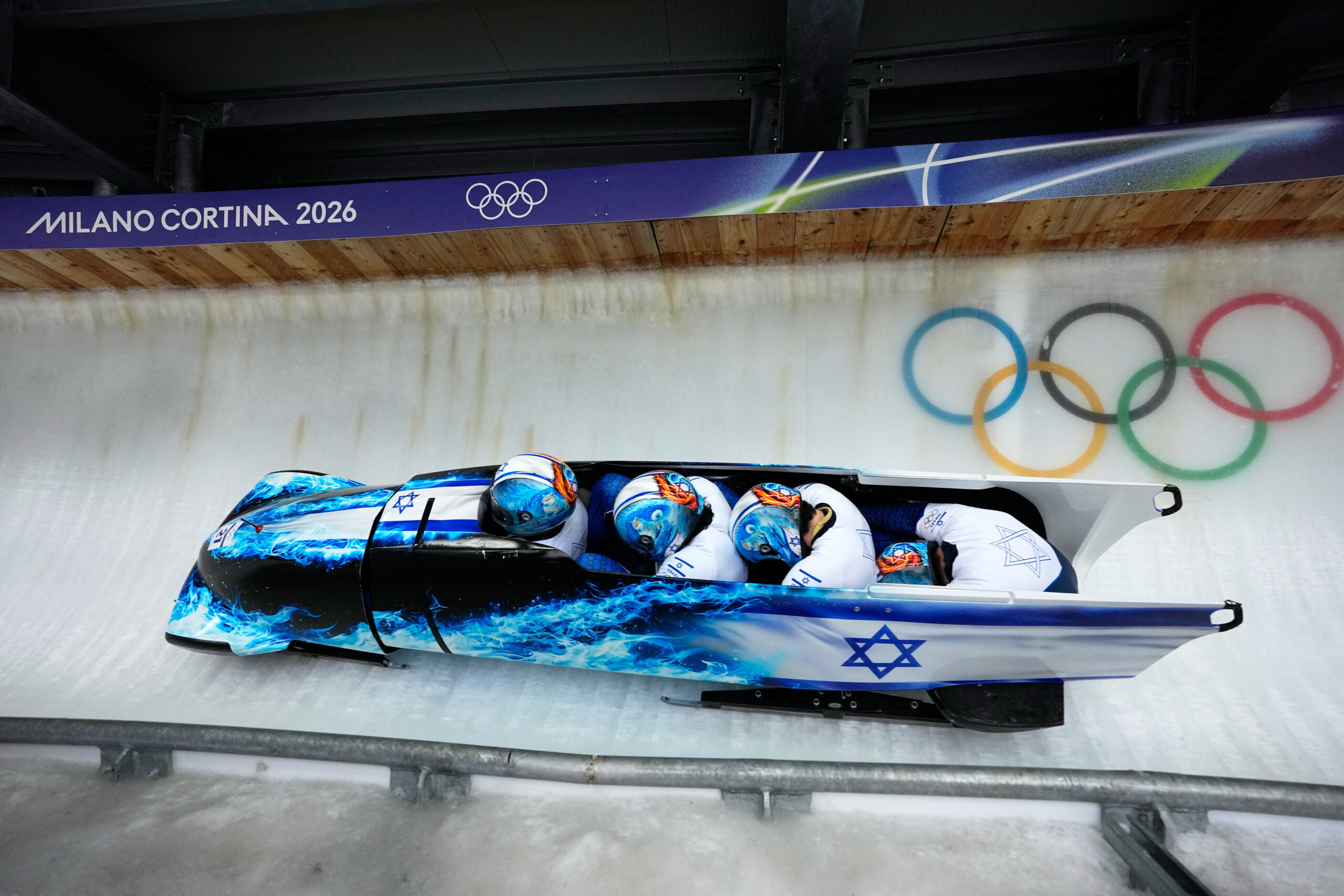milan cortina rai shows israeli bobsleigh descent apologies during commentary scaled