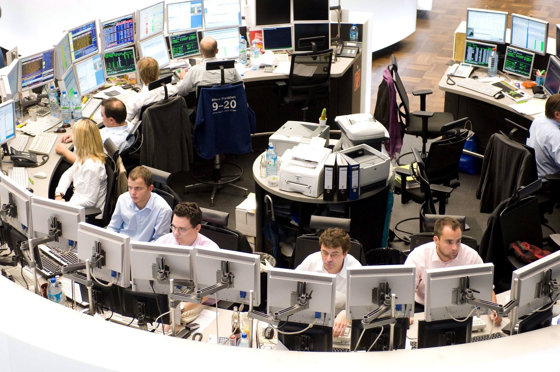 european stock markets plummet frankfurt down 3 and madrid down 3 3