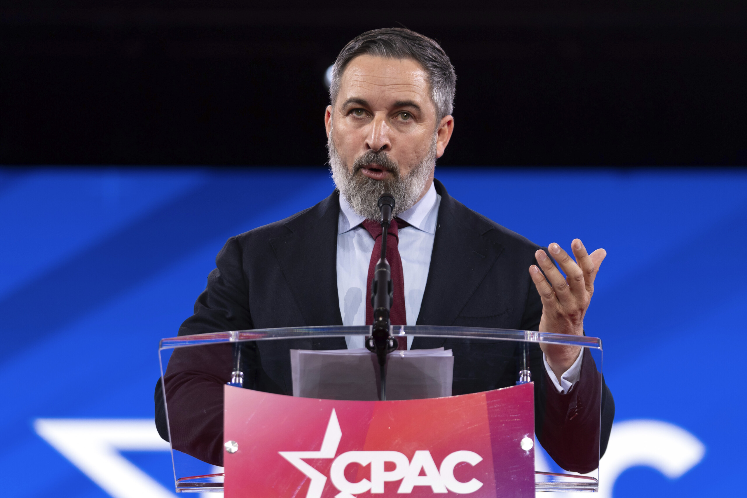 spain abascal the corrupt sanchez has disguised himself as a pacifist scaled