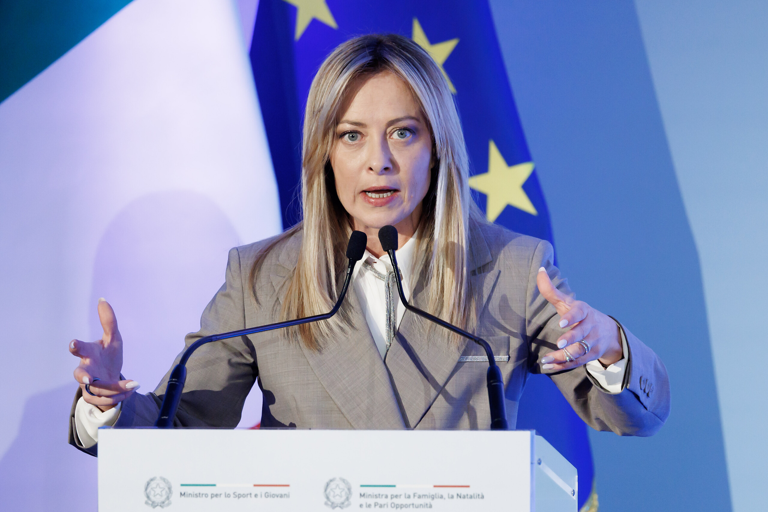 8 march meloni women should not have to choose between work and family scaled