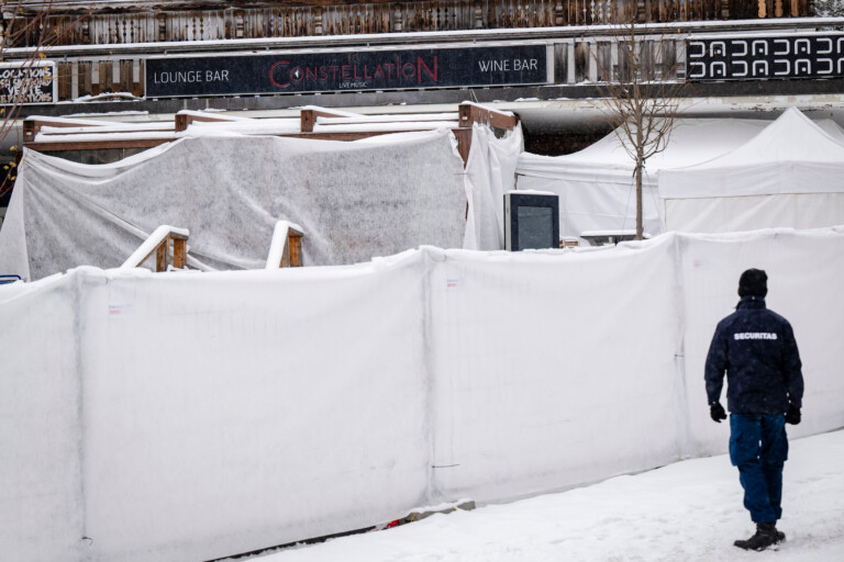 crans montana police report that only 8 of the approximately 164 people present were unharmed