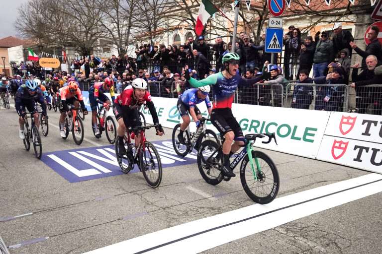 cycling tirreno adriatico stage 3 to lund andresen del toro remains leader