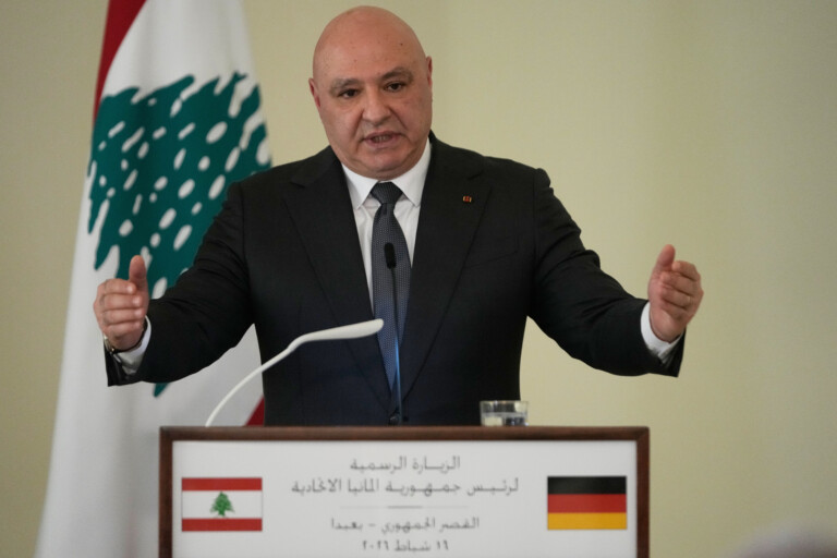 iran lebanese president israel has not responded to the proposal to negotiate