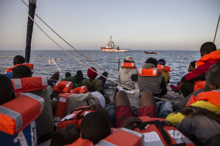 migrants mediterranea 40 people rescued south of lampedusa