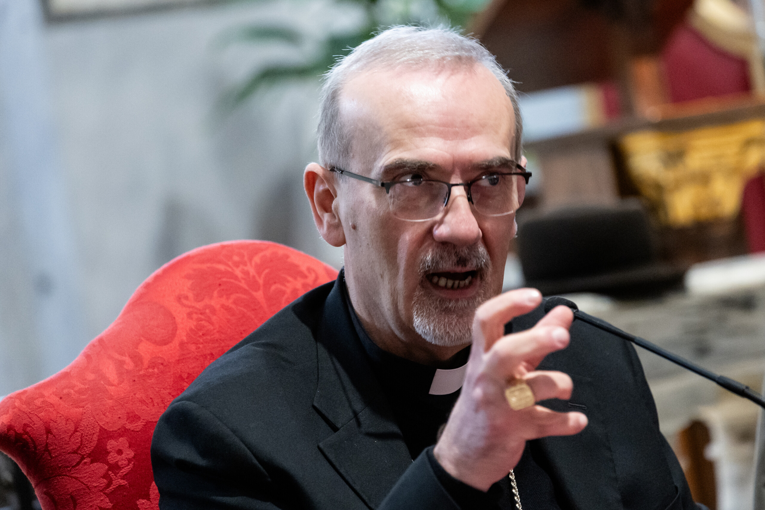 middle east pizzaballa today we do not carry palm branches in procession but the cross scaled