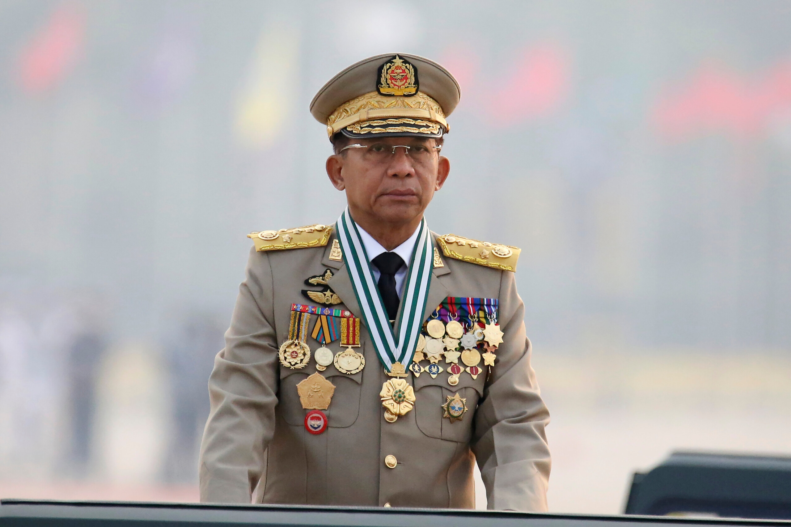 myanmar min aung hlaing elected president he led the coup in 2021 scaled