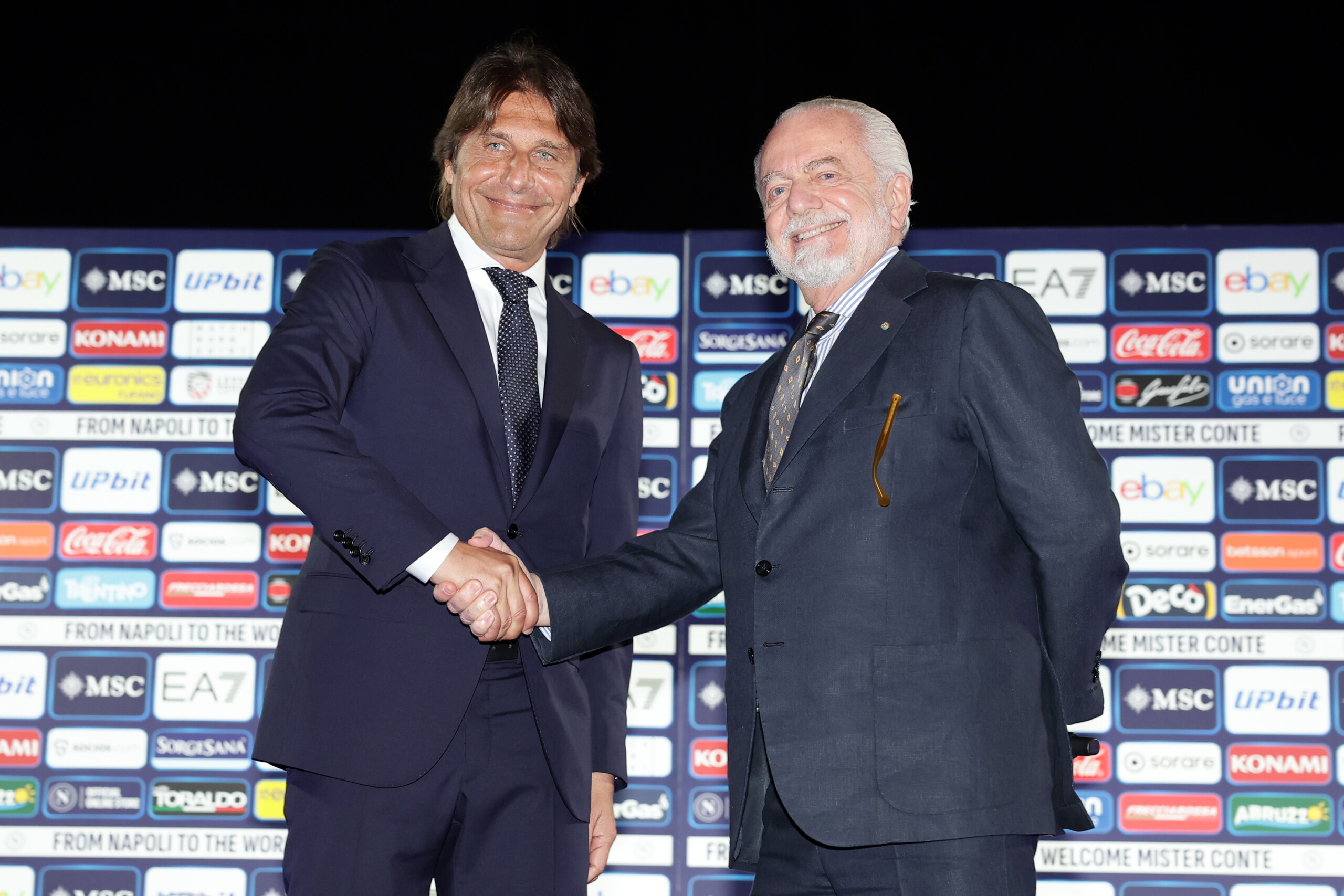 napoli de laurentiis conte as manager if he asked me id let him go scaled