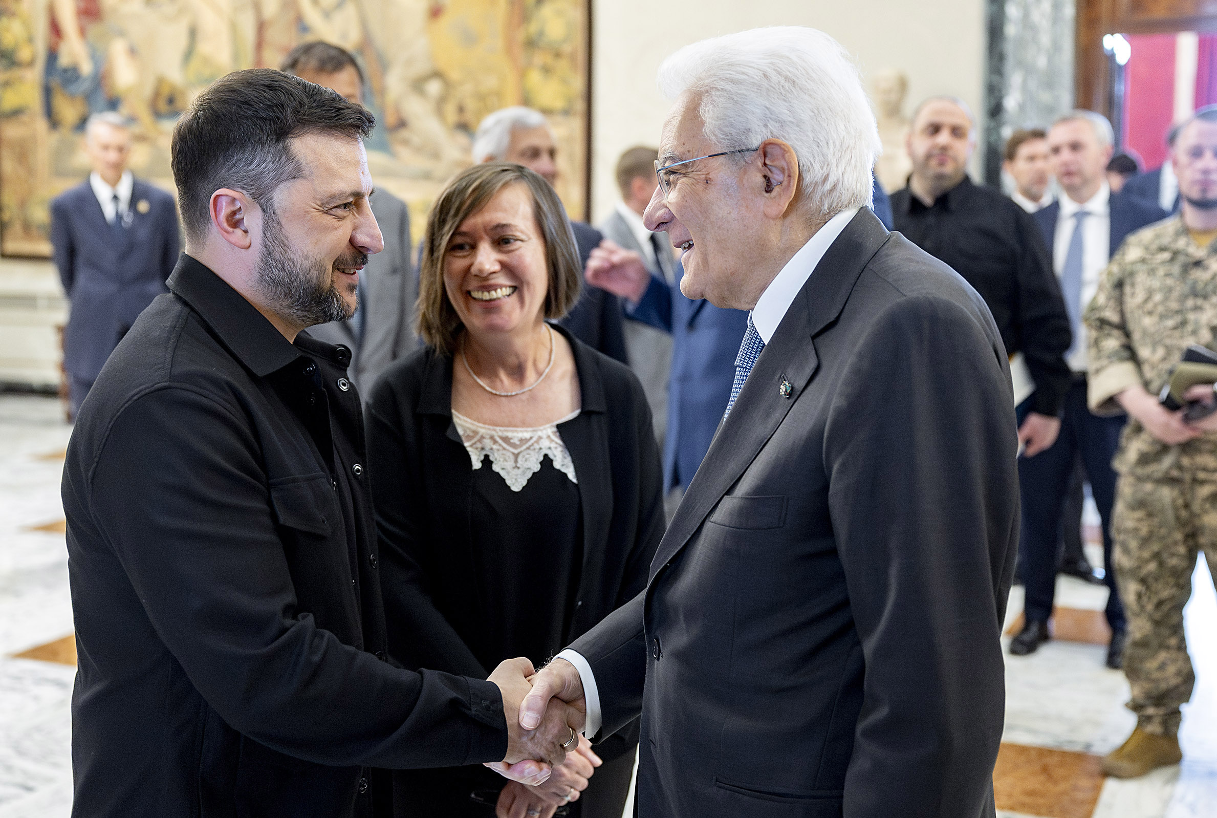 ukraine zelensky to meet mattarella and meloni in rome tomorrow