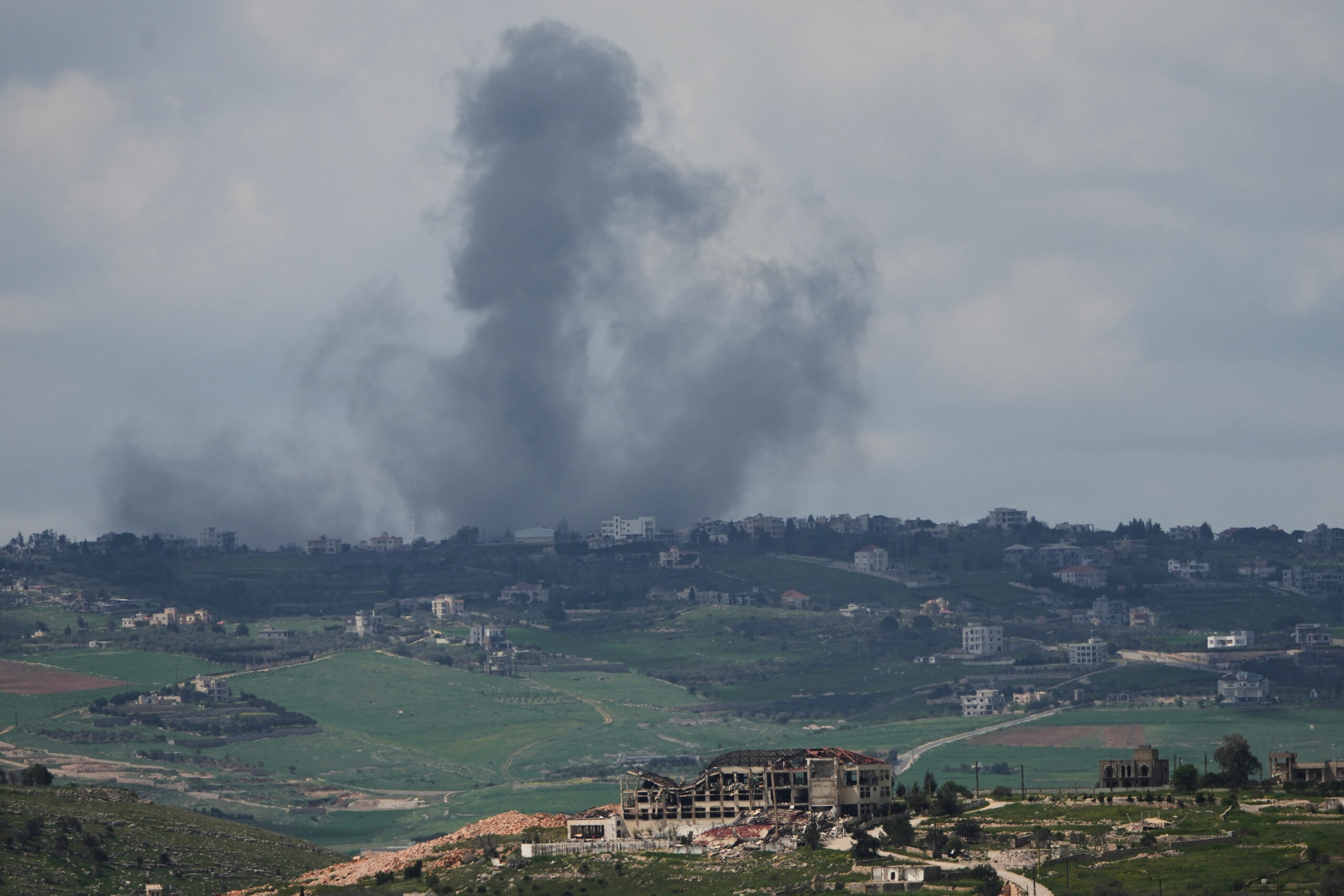 Hezbollah fires rockets at northern Israel, one person slightly injured 1 hezbollah fires rockets at northern israel one person slightly injured scaled
