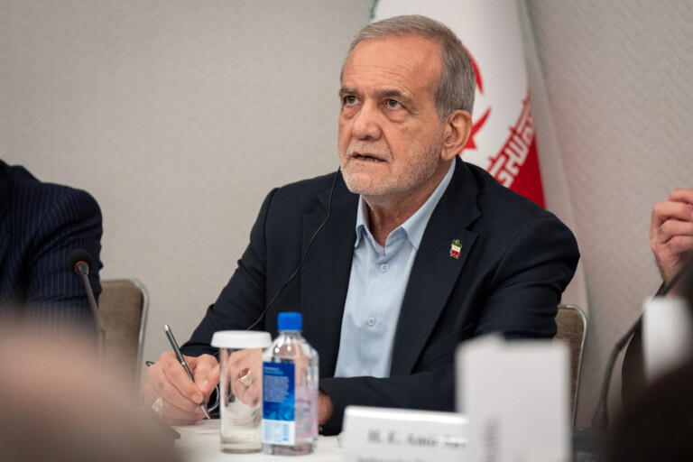 iran pezeshkian we are not seeking war but no one can impose their will on us