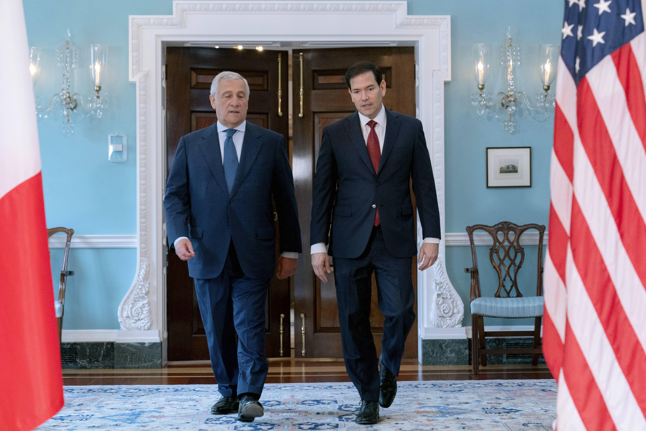 iran tajani speaks to rubio rapid resumption of negotiations for a lasting peace scaled