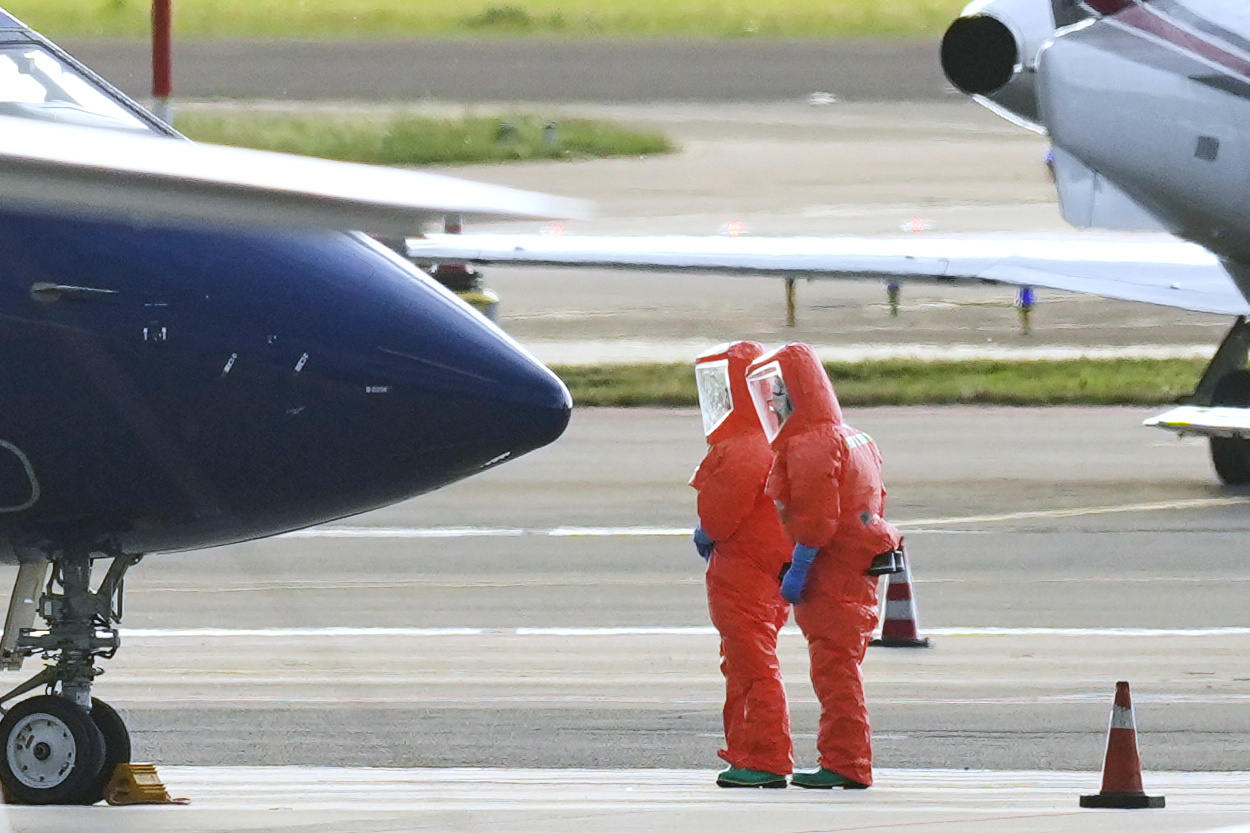 hantavirus one of four klm flight passengers placed in quarantine in florence