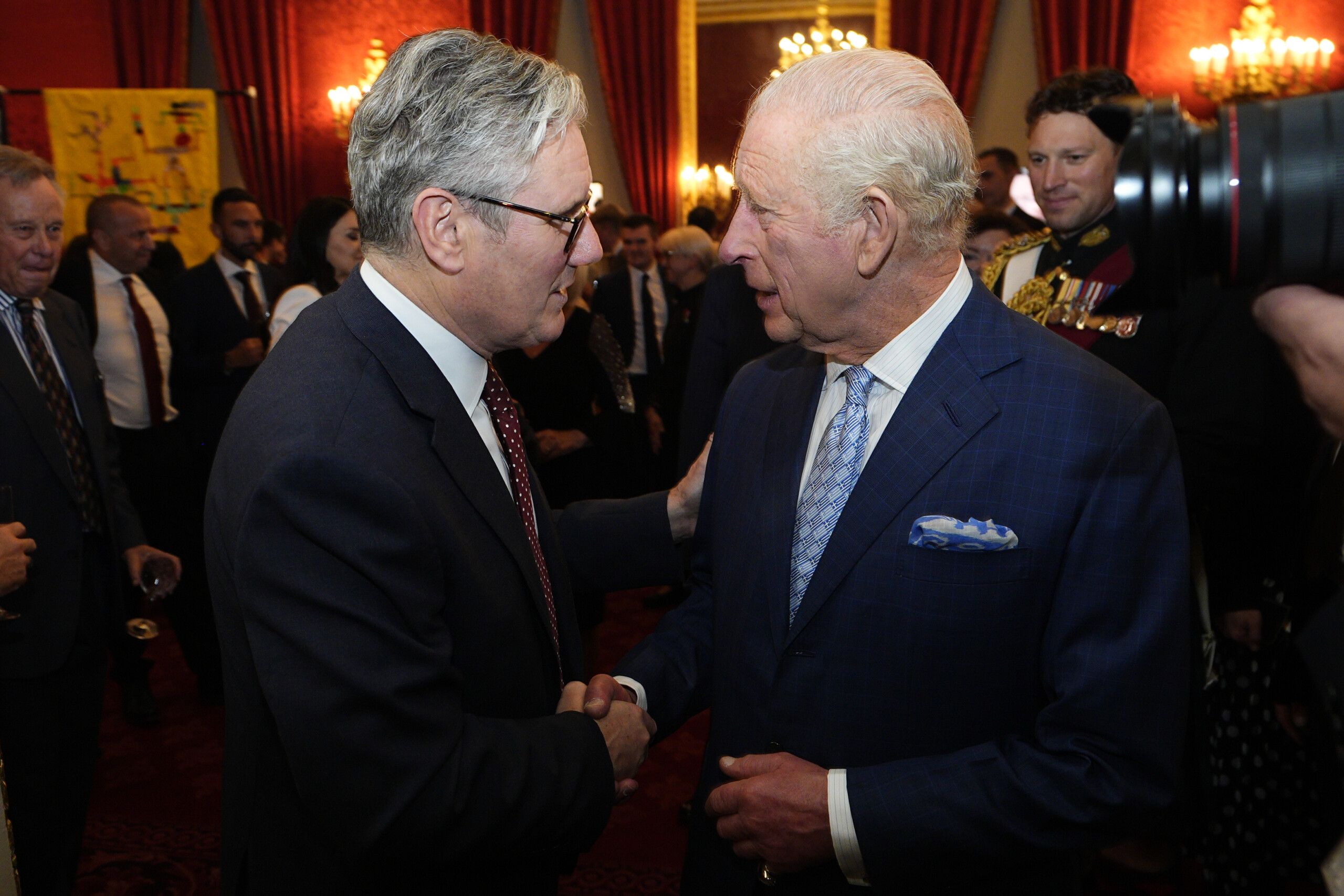united kingdom charles iii outlines government programme as starmers position hangs in the balance scaled