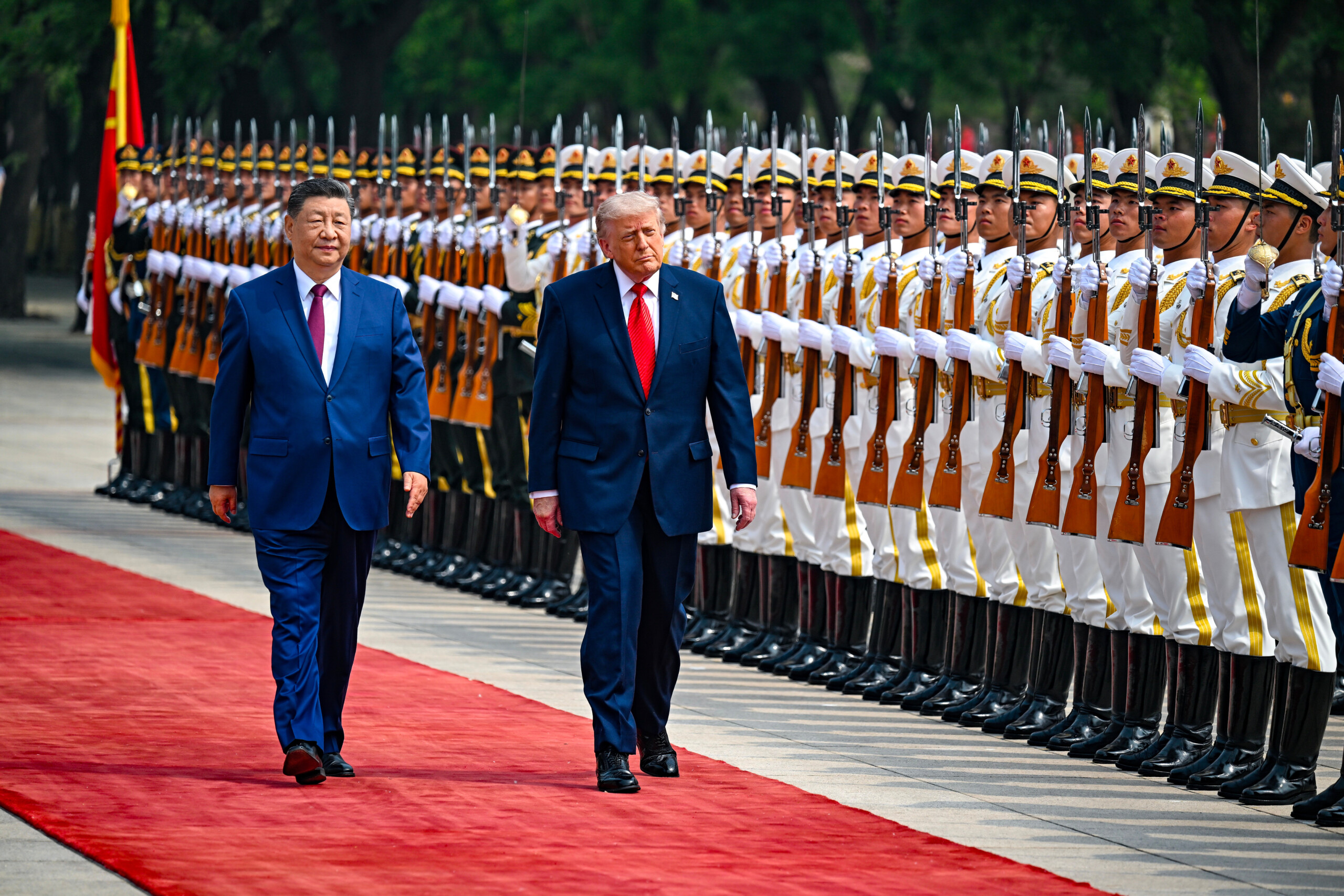 us china trump at zhongnanhai for final day of talks with xi scaled