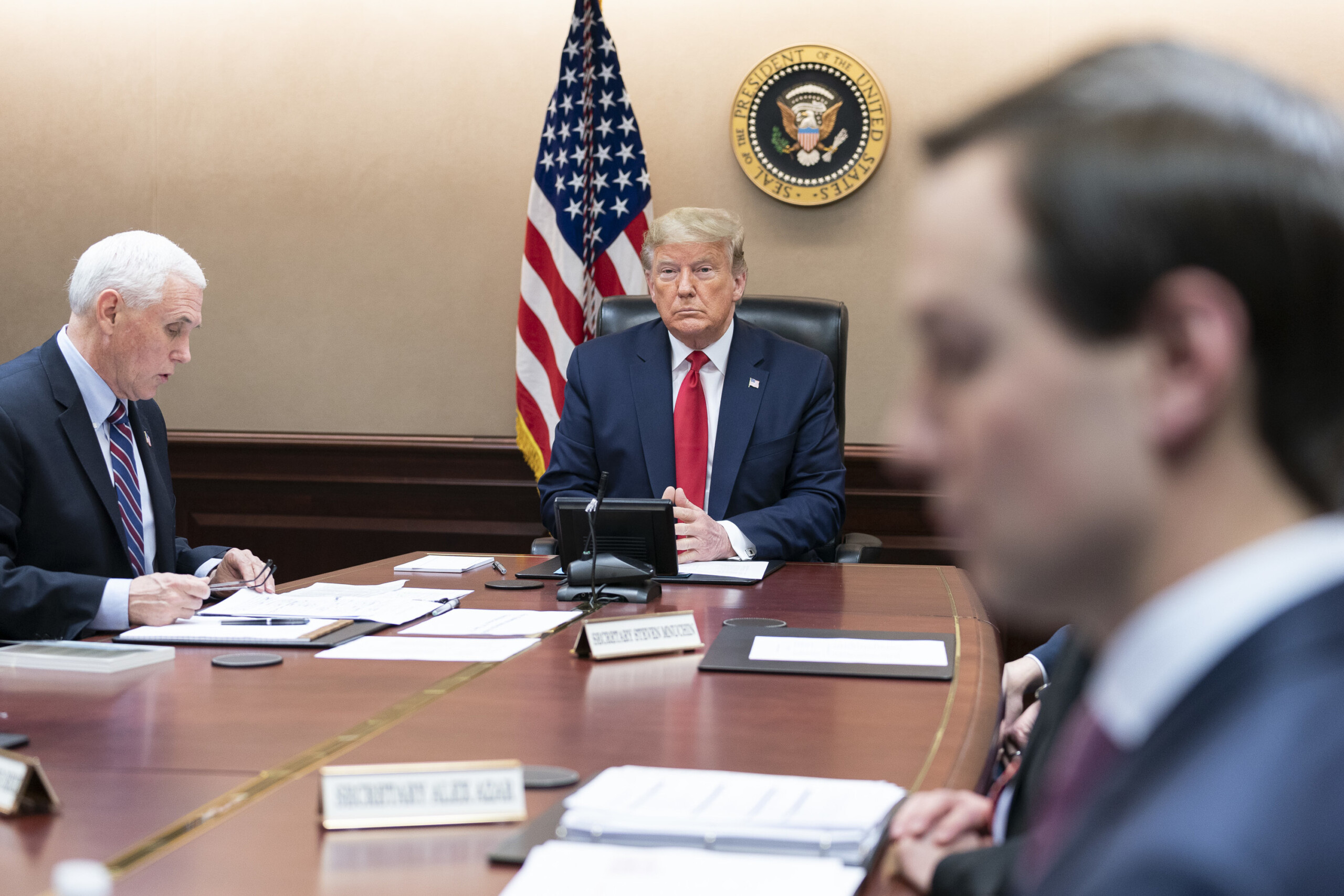 iran trump serious negotiations are underway the attack scheduled for tuesday has been called off scaled