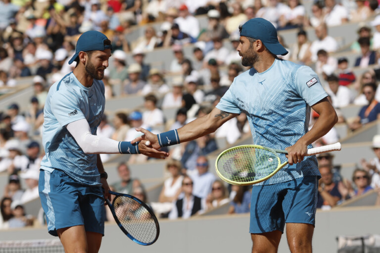 roland garros bolelli and vavassori win their opening matches