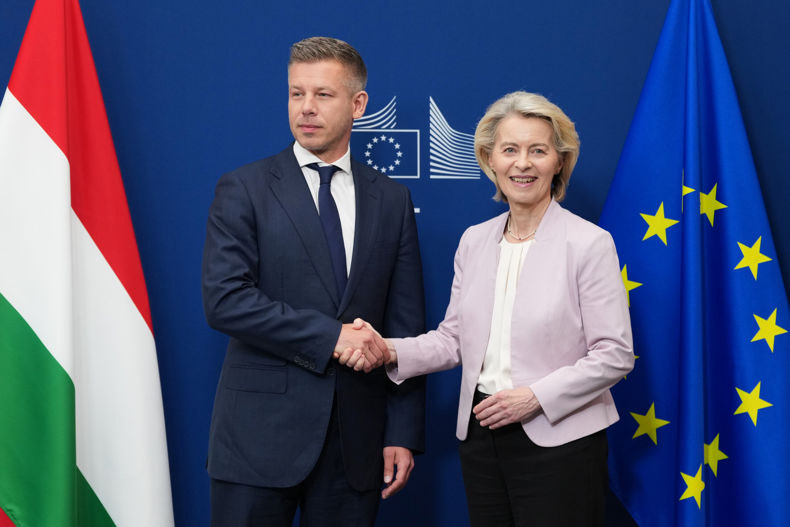 hungary von der leyen to magyar a strong wind of change is blowing across the country scaled