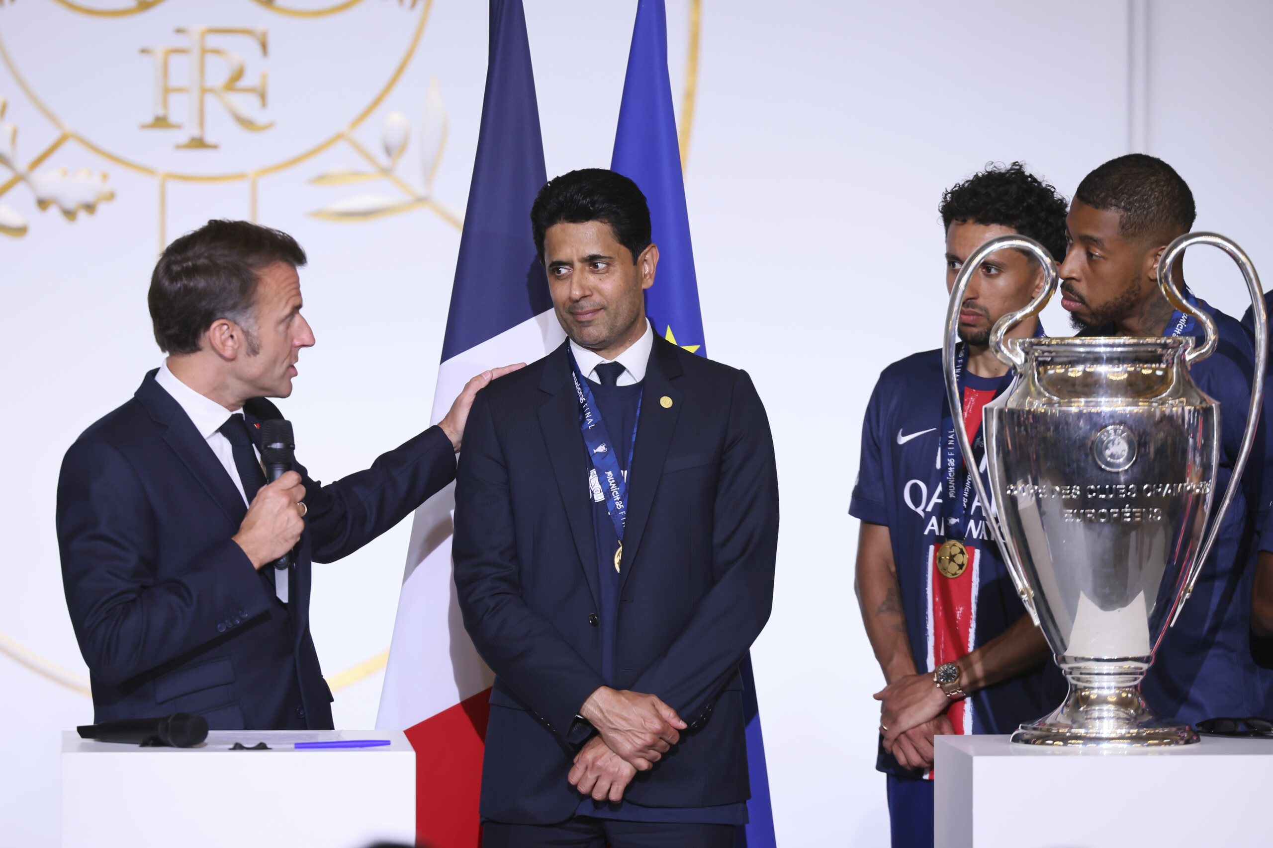 champions league macron congratulates psg a new star shines over paris scaled