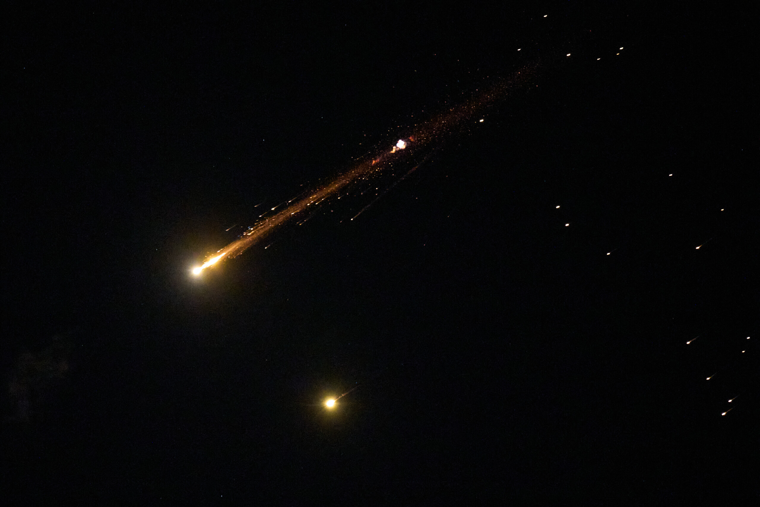 iran idf says missiles launched from tehran toward northern israel scaled