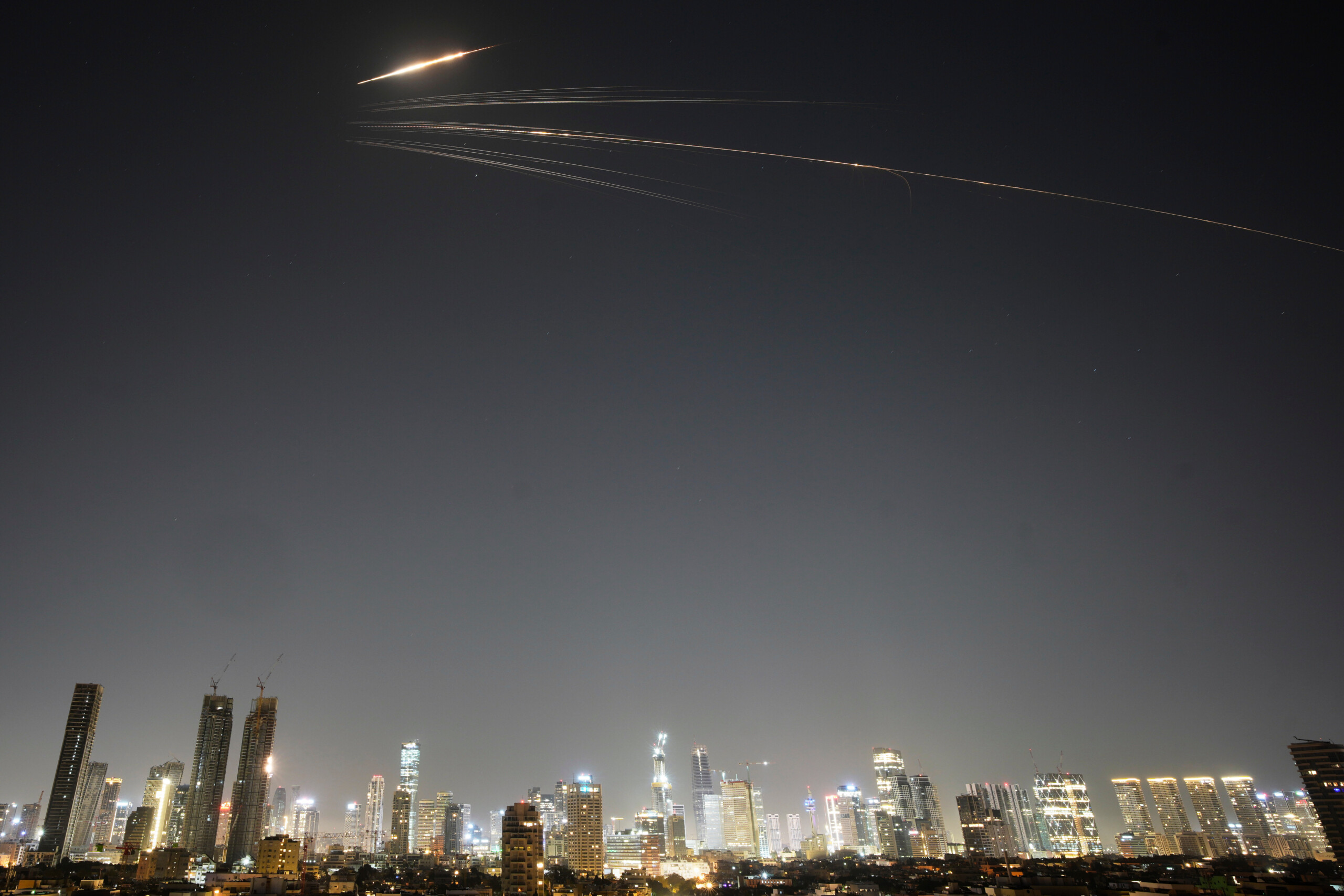 iran idf missile from yemen intercepted over tel aviv scaled