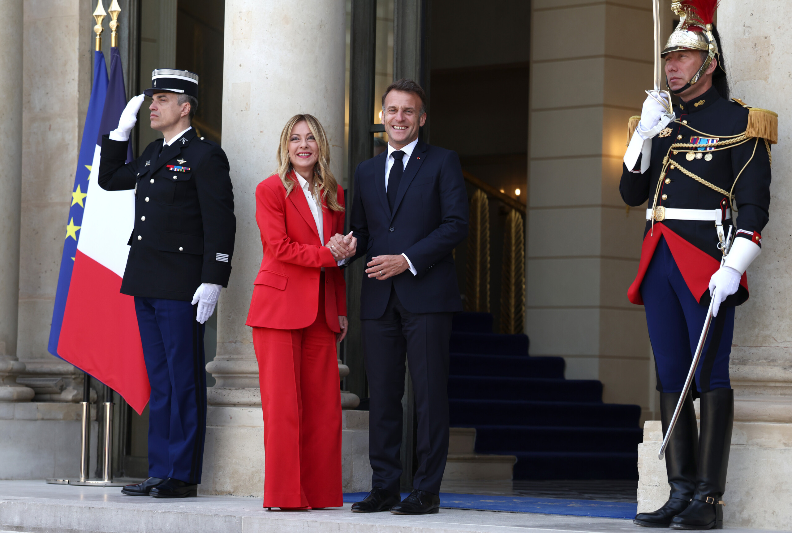 italy france meloni macron intergovernmental summit in antibes on 25 june scaled