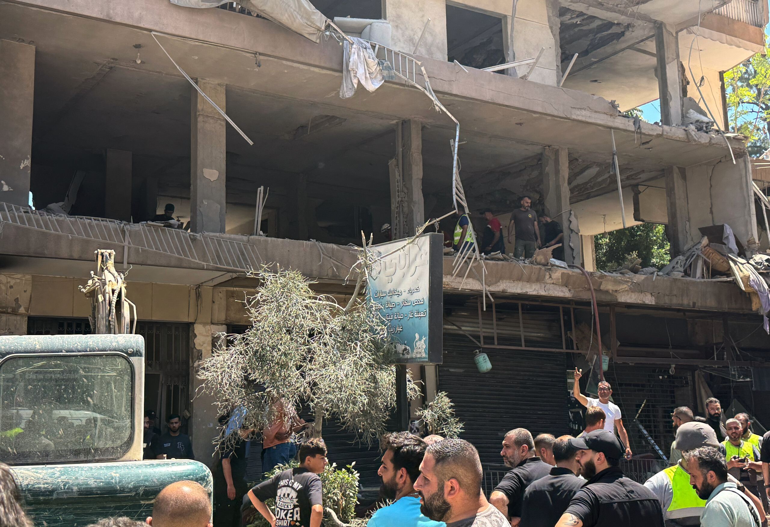 lebanon death toll from idf raid on the outskirts of beirut rises to three scaled